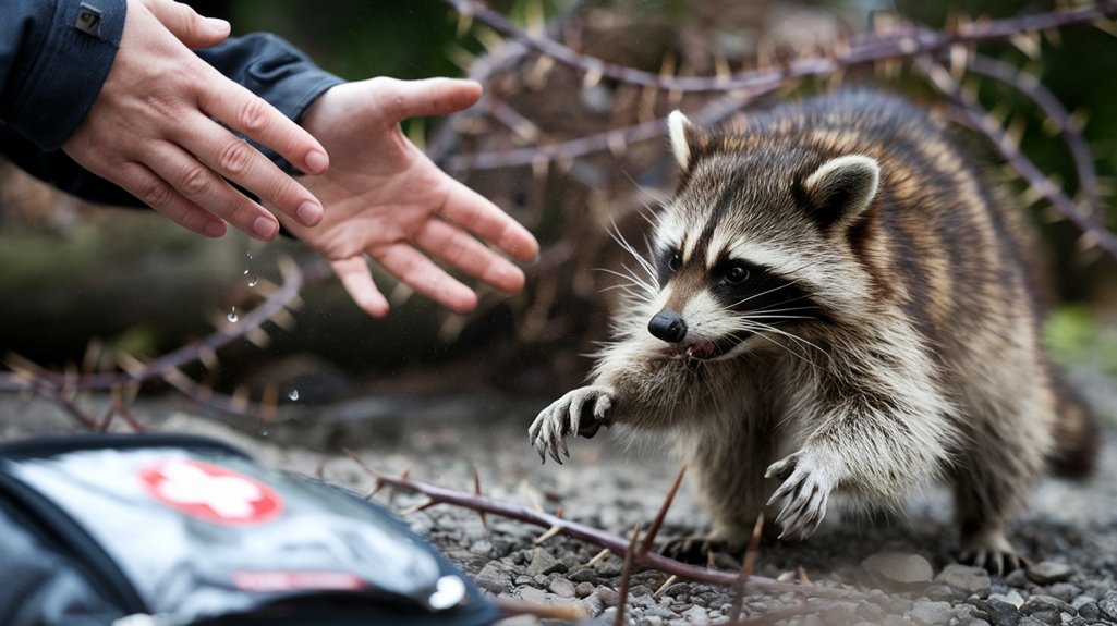 wildlife handling injury risks