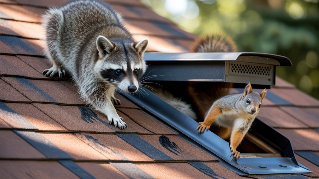 prevent animal roof access