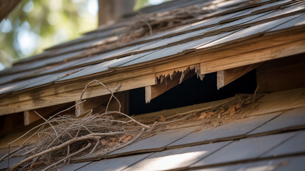Wildlife Roof Damage in Englewood