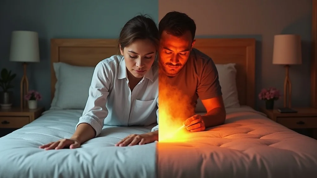 Contrasting image of DIY bed bug treatment versus professional pest control in Englewood