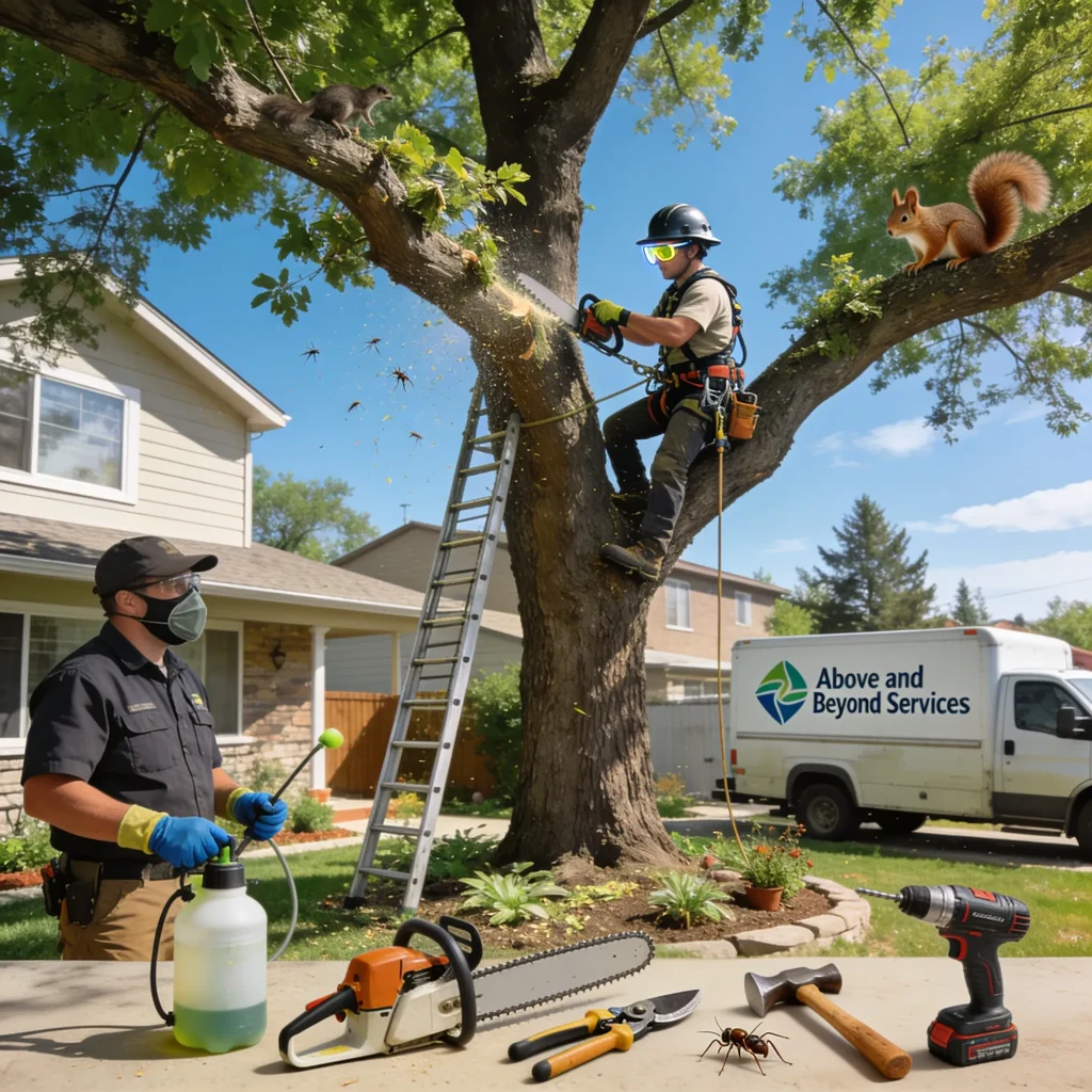 Denver's unique climate, including unpredictable winters and strong summer storms, makes proper preparation before trimming